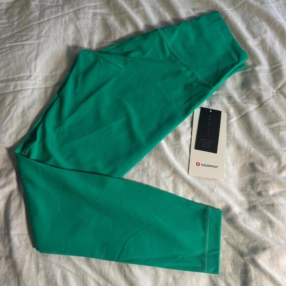 🆕💚 Lululemon Align HR Pant 24” Asia Fit - Kelly Green - Picture 5 of 9